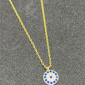 Women Blue Crystal Necklace